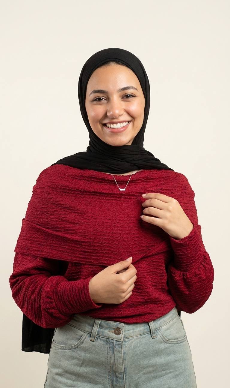 بلوزة الأوف شولدر