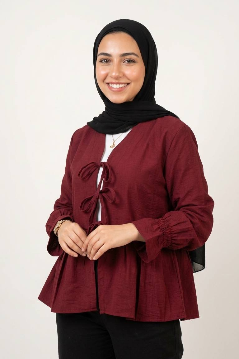 بلوزة كتان خطيرة وبألوان كتيرة