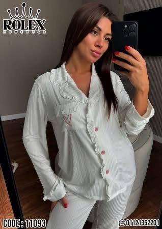 بيجامة رولكس ريب مضلع🤗