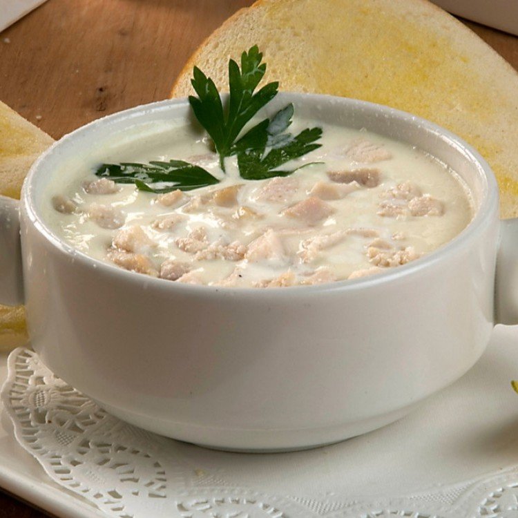 شوربة فراخ بالكريمة