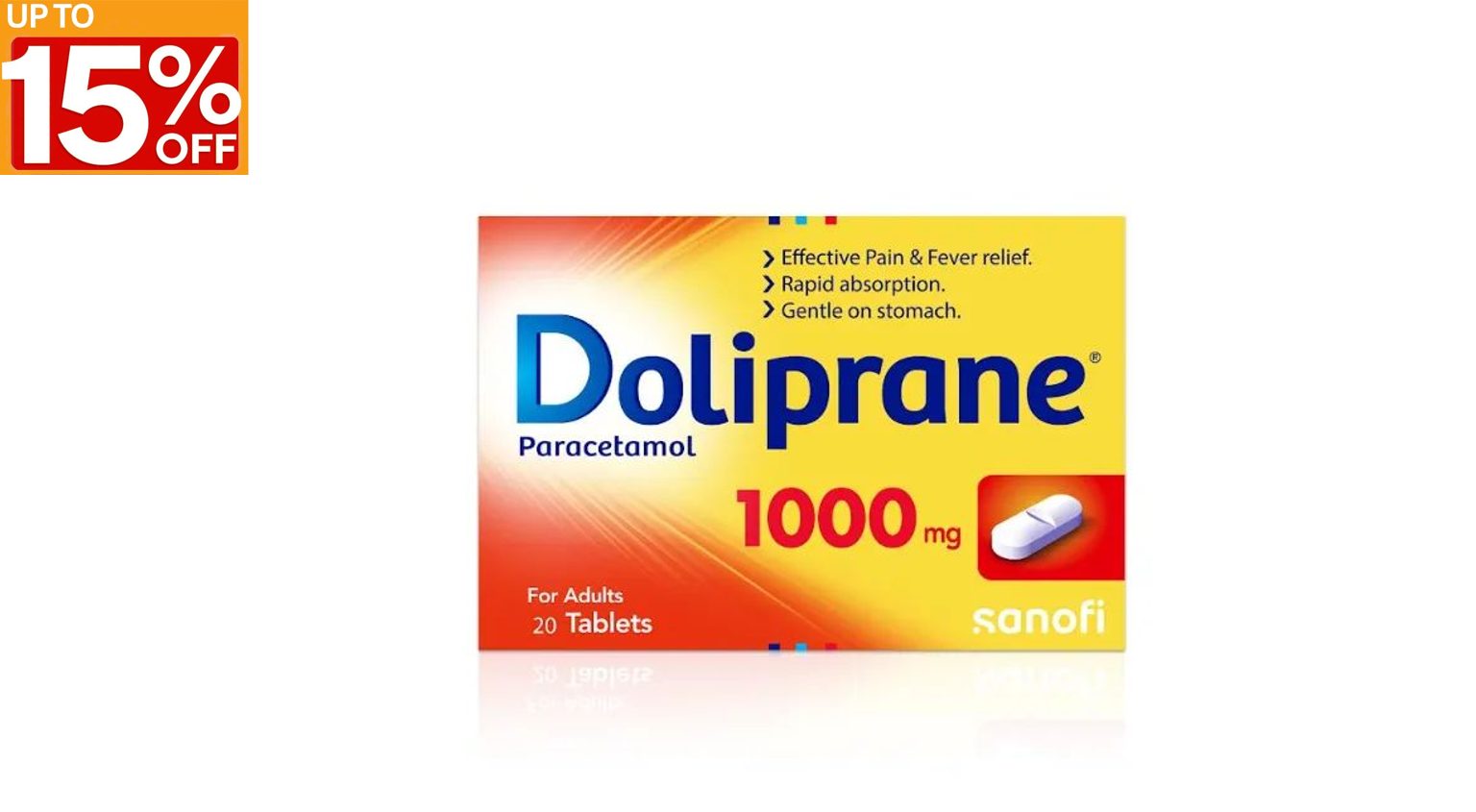 ‏Doliprane 1000 mg