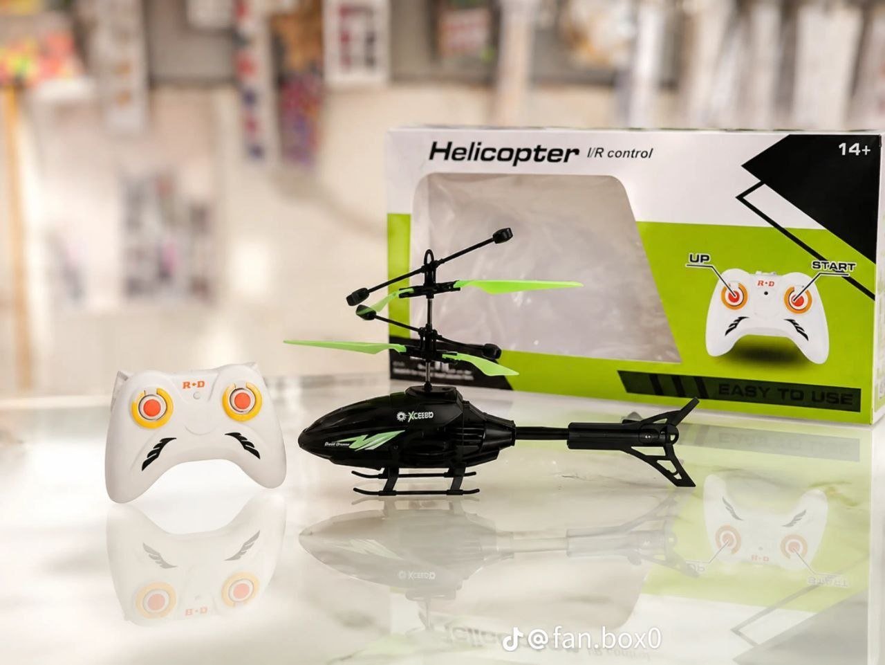 طيارة هليكوبتر ريموت وسينسور 🚁✨