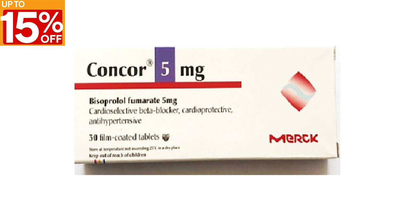 Concor 5 mg 30 Tablets