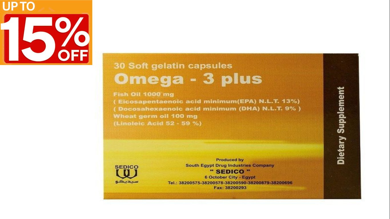 ‏Omega 3 Plus 30 capsules