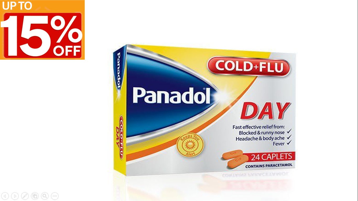 ‏Panadol Cold & Flu 24 capsules