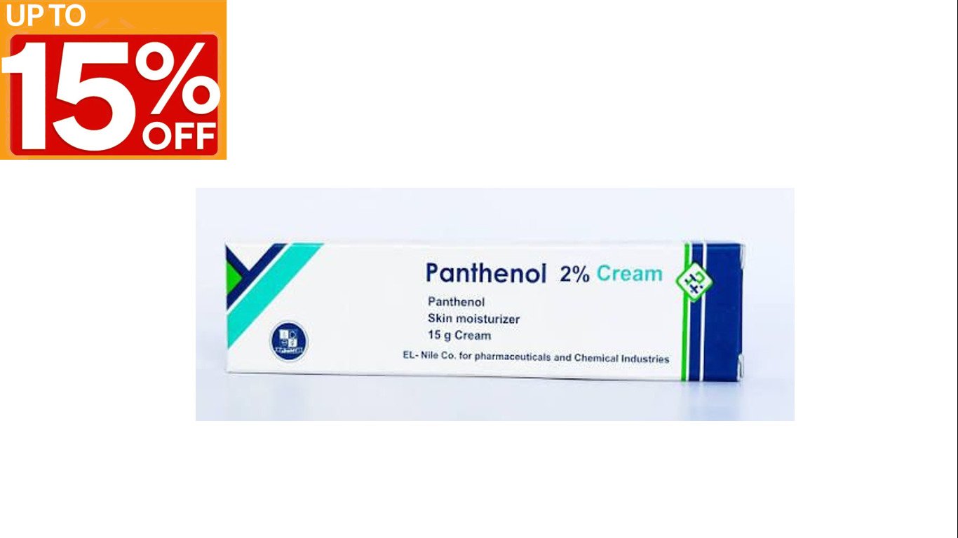 ‏panthenol 2% topical cream 15 gm