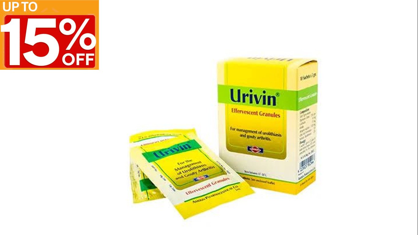 ‏Urivin n 10 eff. sachets